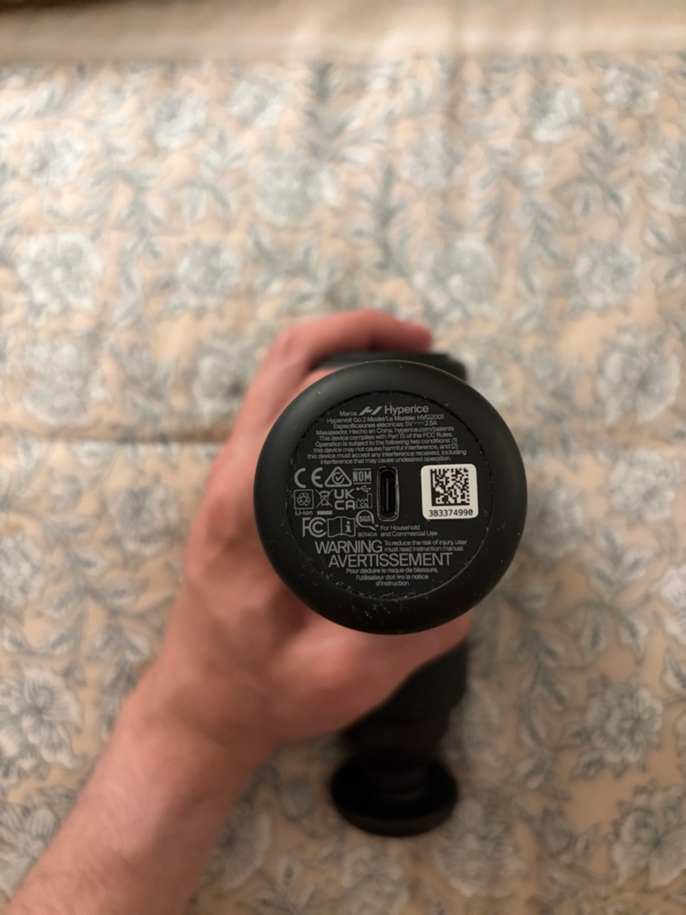 Hyperice Hypervolt Go V2 - Picture 3 of 3